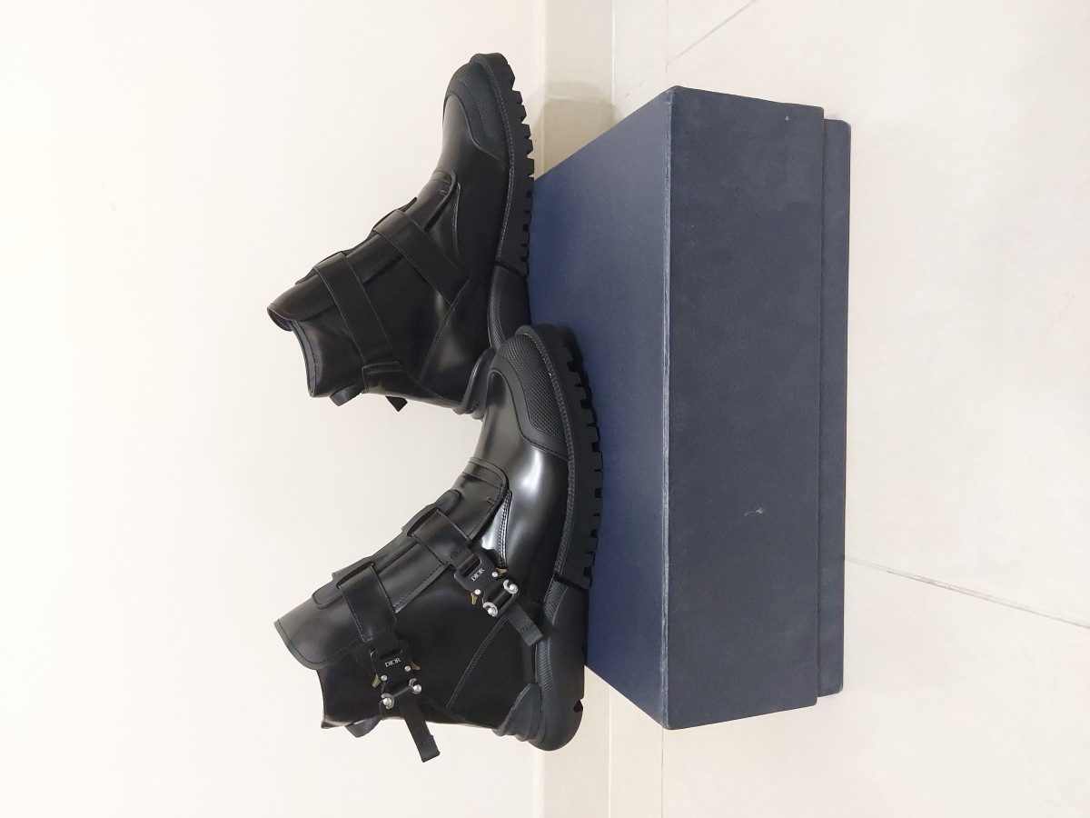 FW19 AW19 Buckle Combat Boots - 3