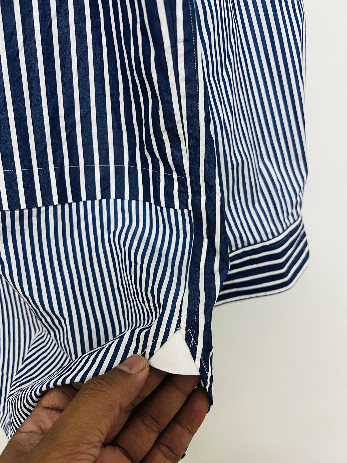 Uniqlo - Jil Sander X Ut +J Oversized Striped Shirt - 5