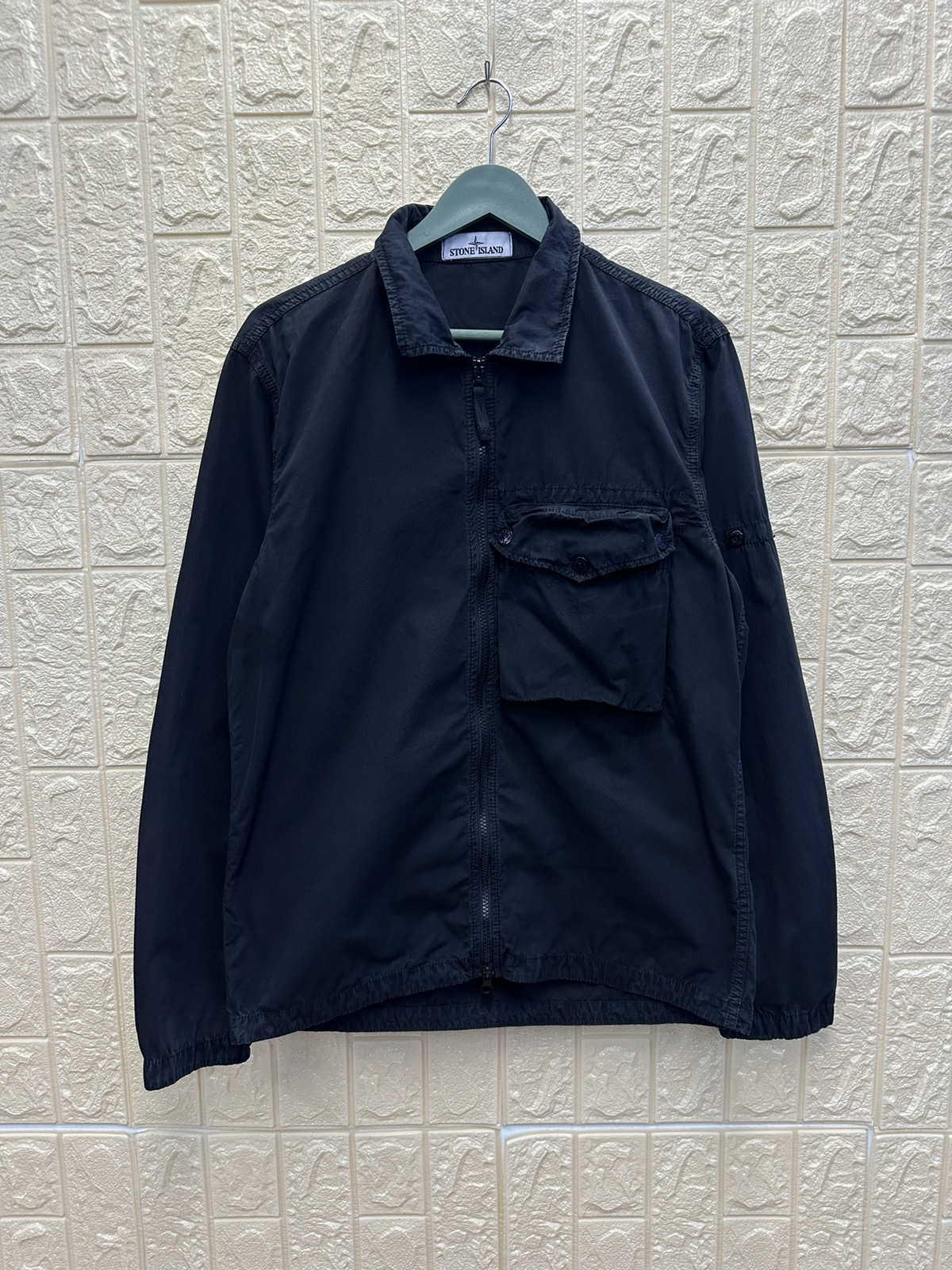 STONE ISLAND CANVAS ZIPPER JACKET 2020 (GR19)