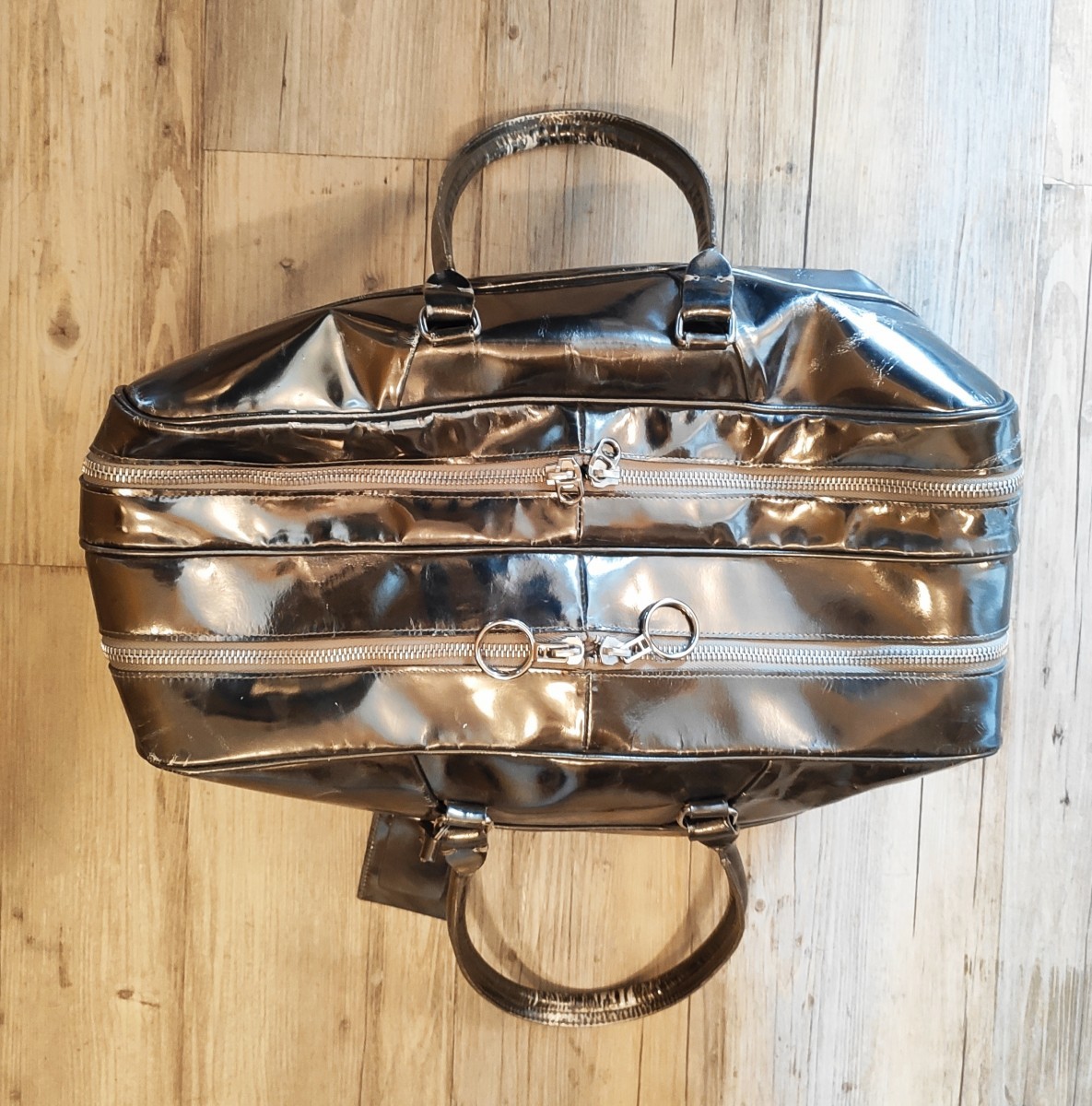 Florian Denicourt - Astro mirror leather travel bag.Like Raf Simons or Dior - 3