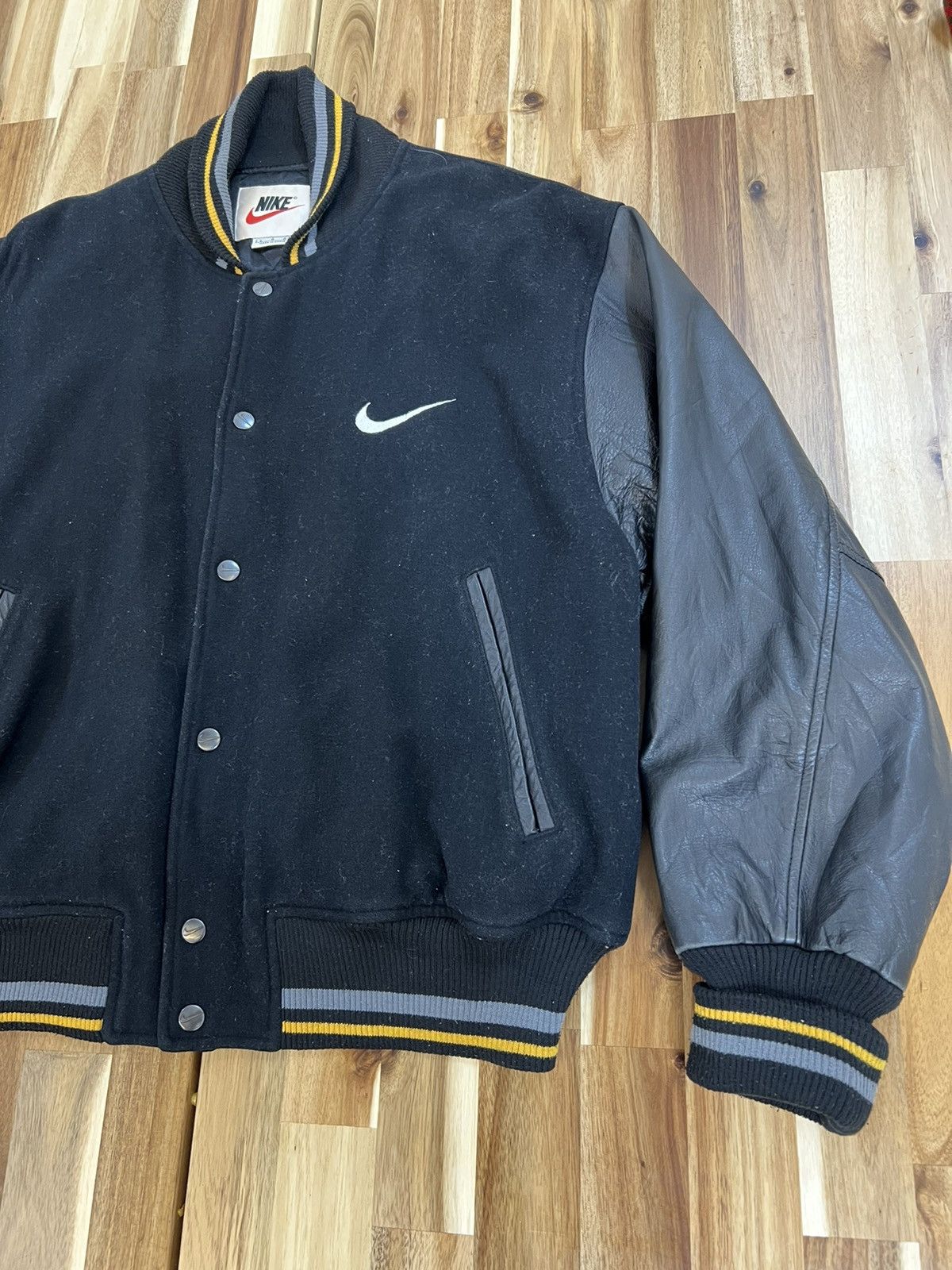 Nike Swoosh Big Logo Varsity Jacket - 4