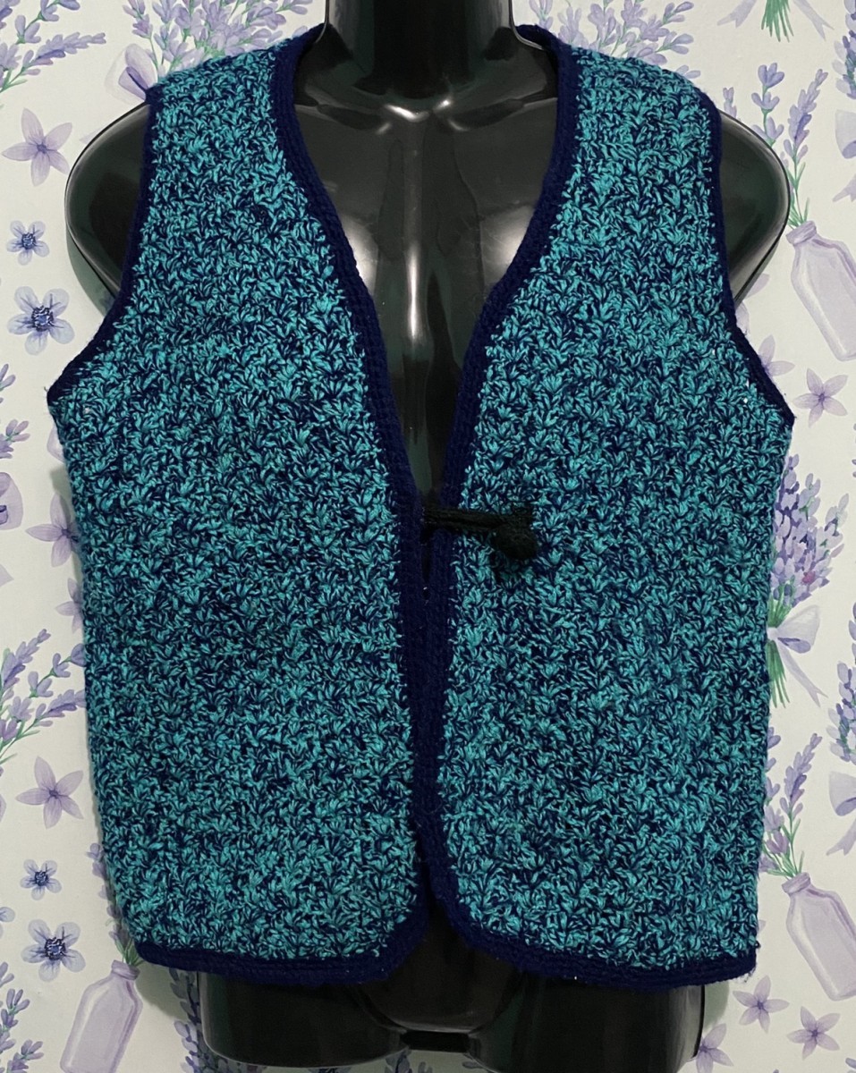 Cardigan - Sleeveless Knitted Sweater Cardigan - 8