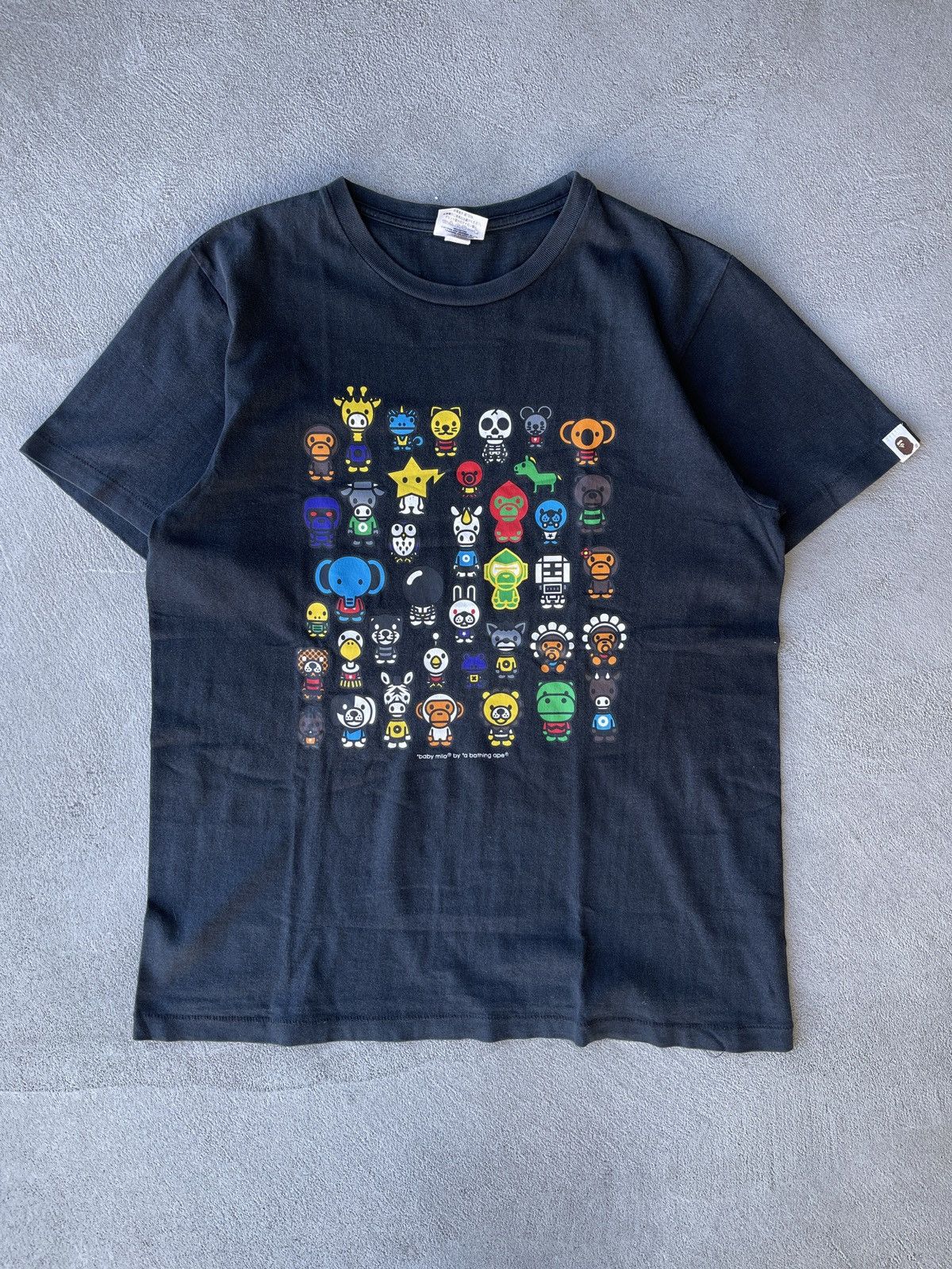 2010s Bape A-Z Baby Milo Family Tee (L) - 3