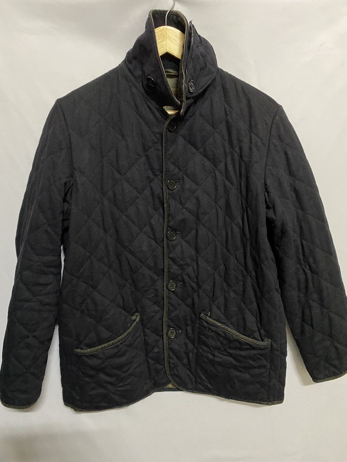 (A) BARBOUR BUTTON QUILT WOOL - 1