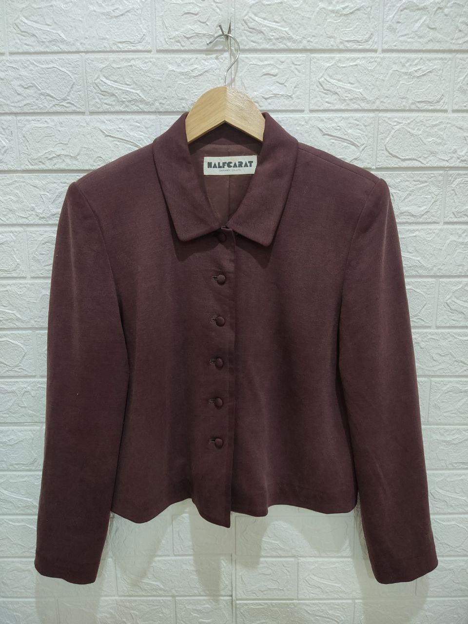 Vintage Halfcarat Cupra Women Shirt Made in Japan - 2