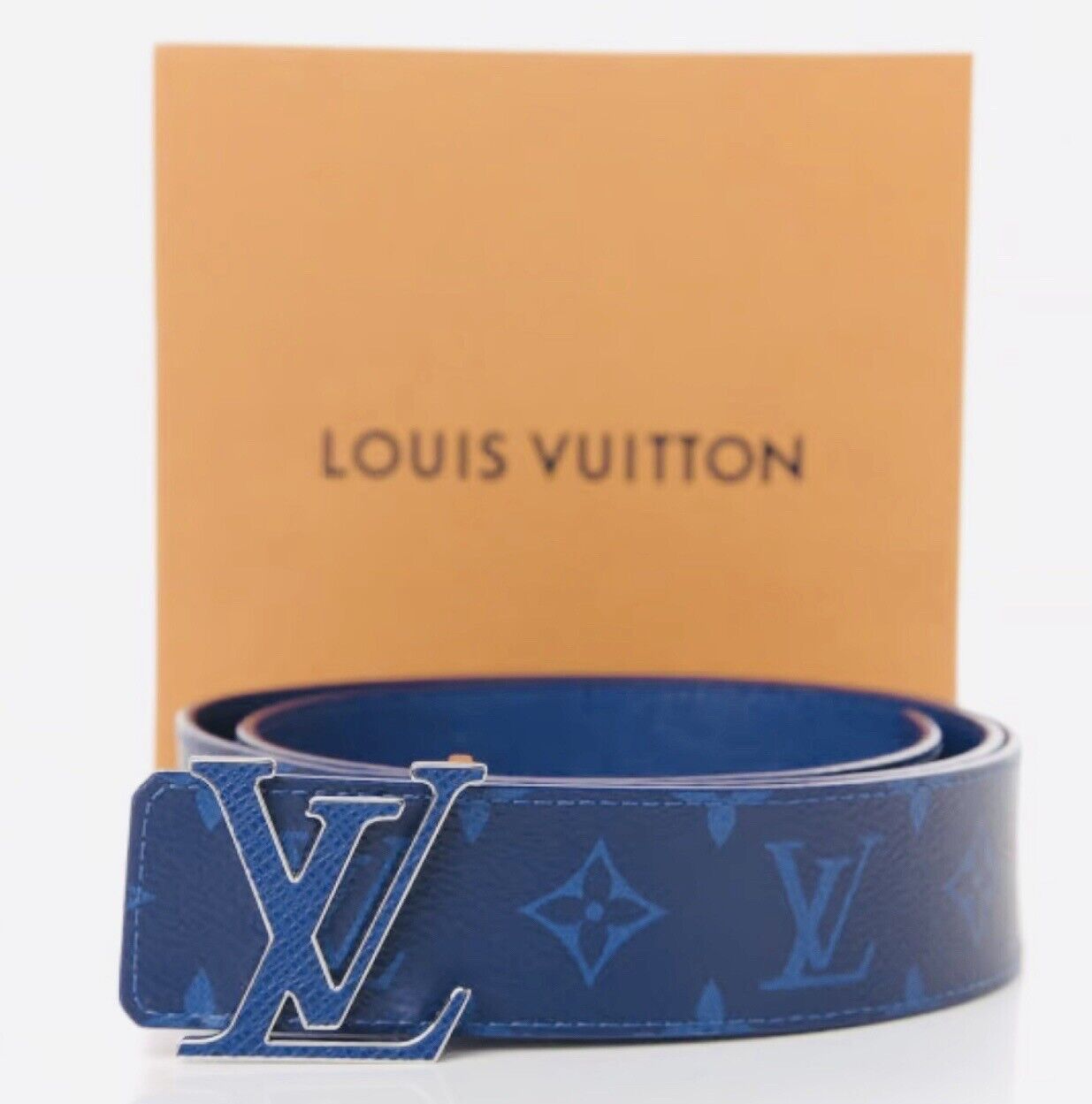 Authentic Louis Vuitton COBALT TAIGARAMA MONOGRAM INITIALES - 14