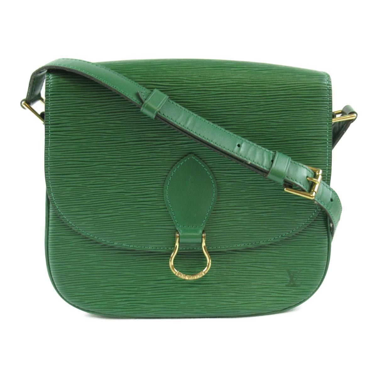Authentic Louis Vuitton EPI Green Saint Cloud shoulder bag - 1