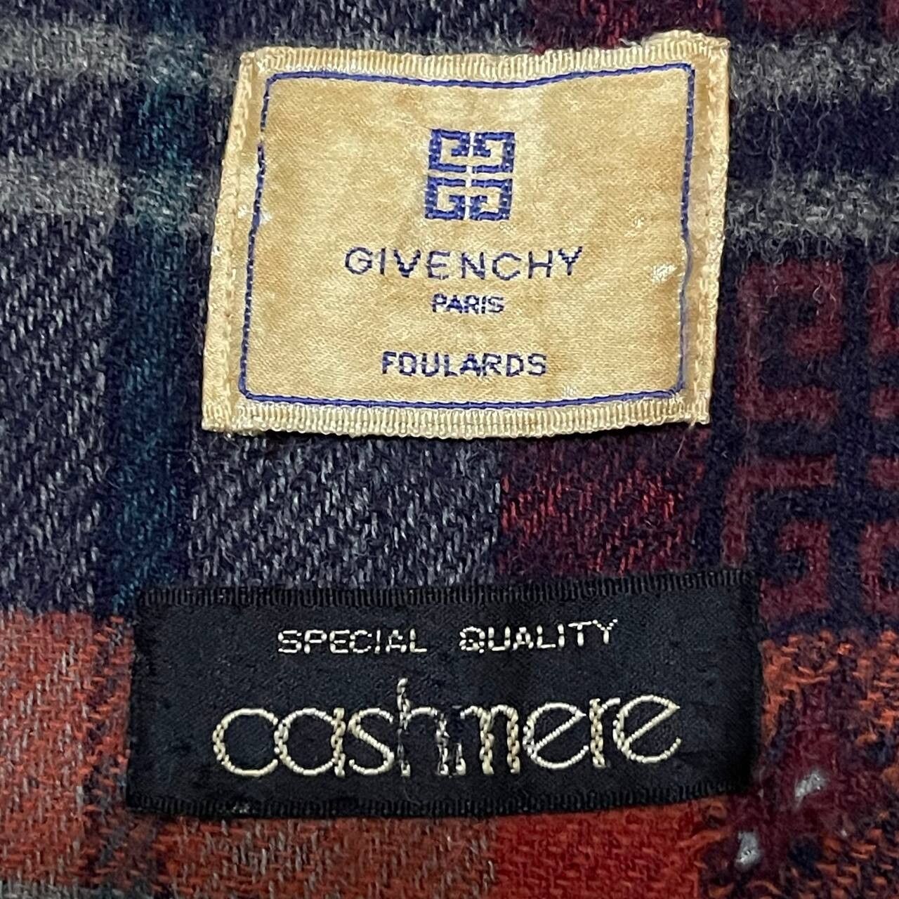 Vintage Givenchy Paris Cashmere Wool Scarf/Scarves - 8