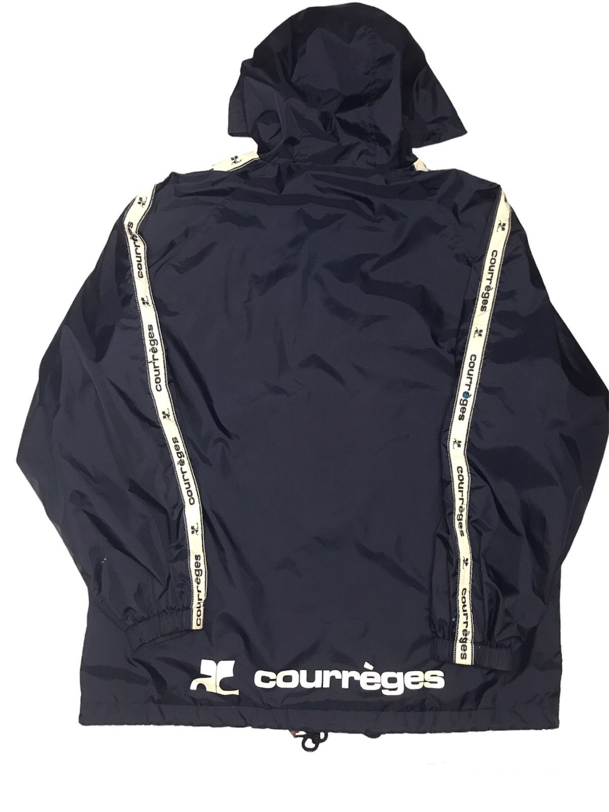 Courreges Paris Side Tape Nylon Windbreaker - 1