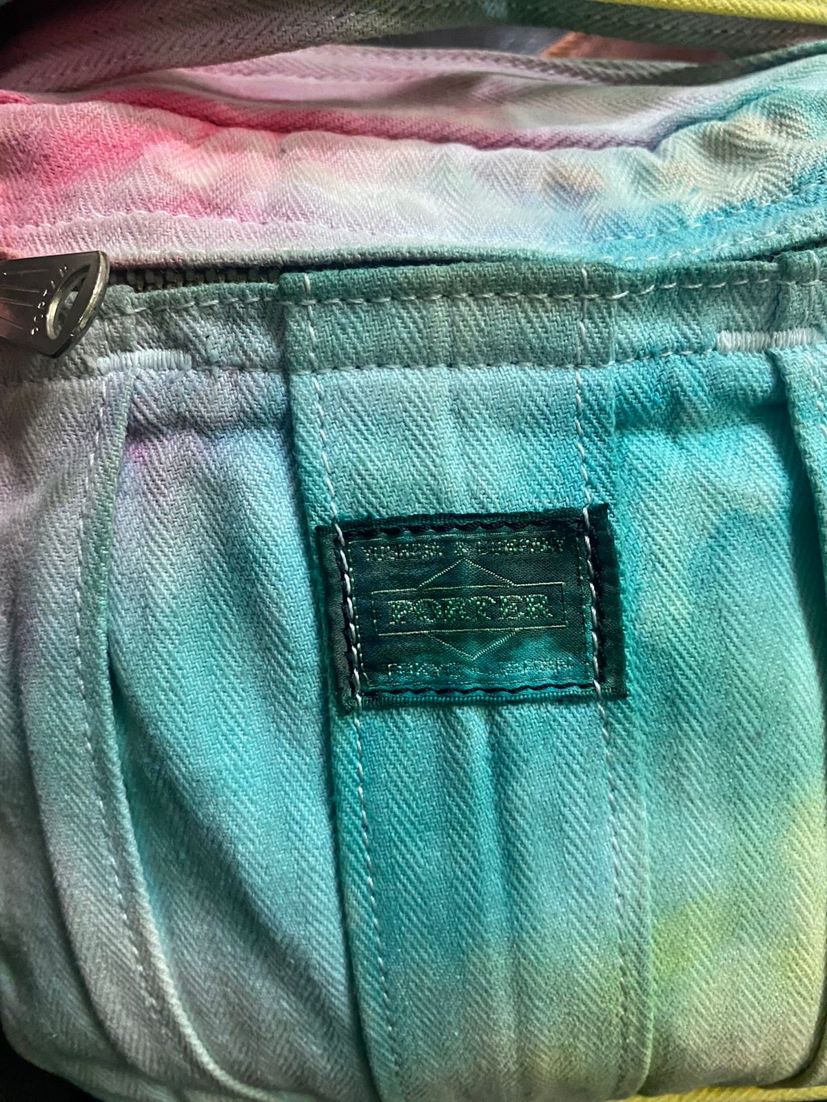Porter Rainbow Color Cotton Crossbody Bag - 8