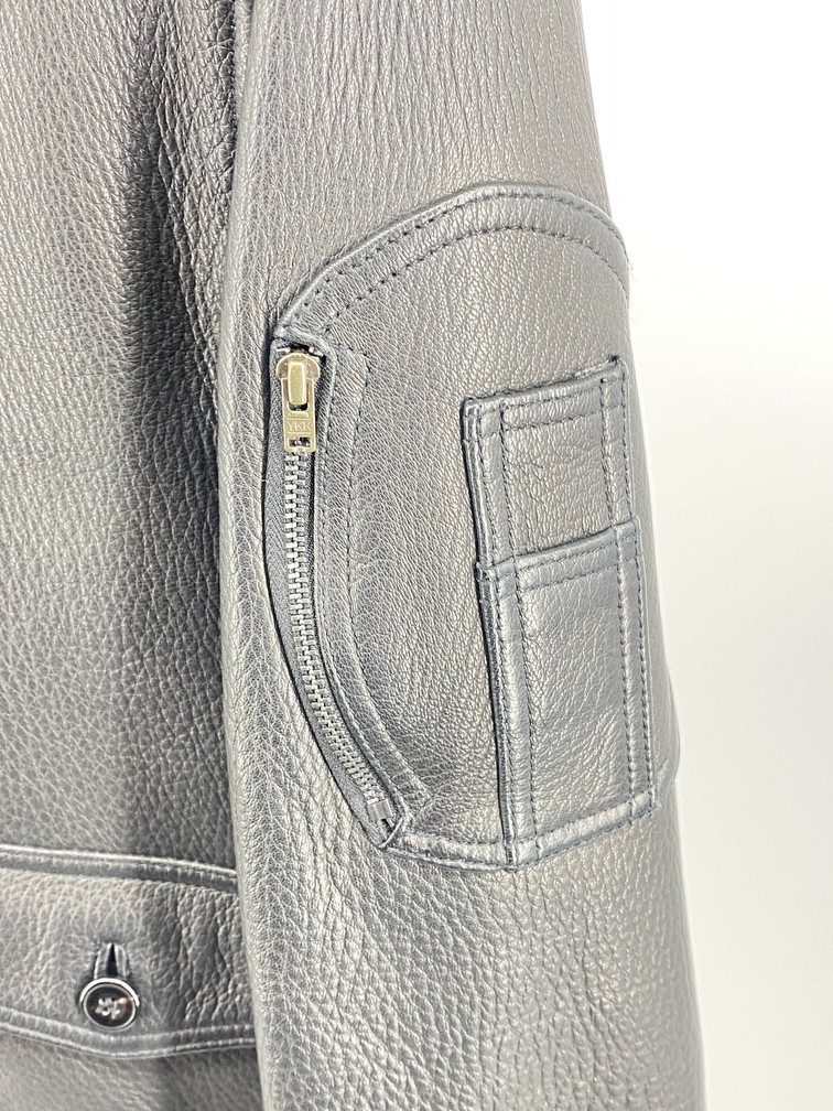 Deerskin Leather Bomber - 4