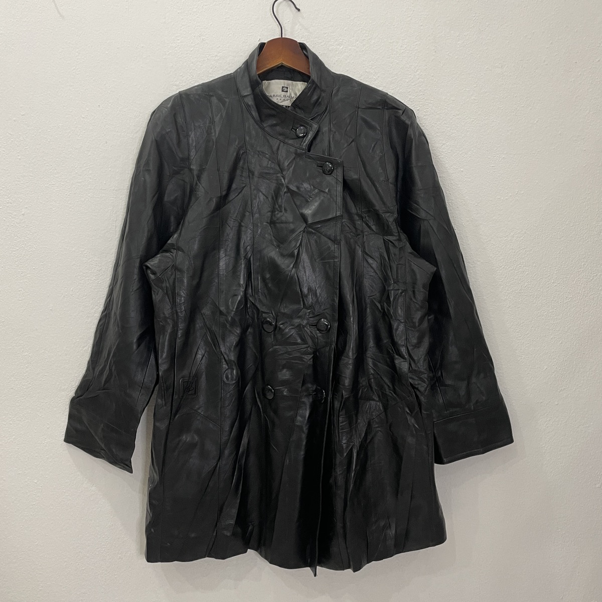 Streetwear - Pierre Balmain Paris Button Ups Leather Jacket - 10