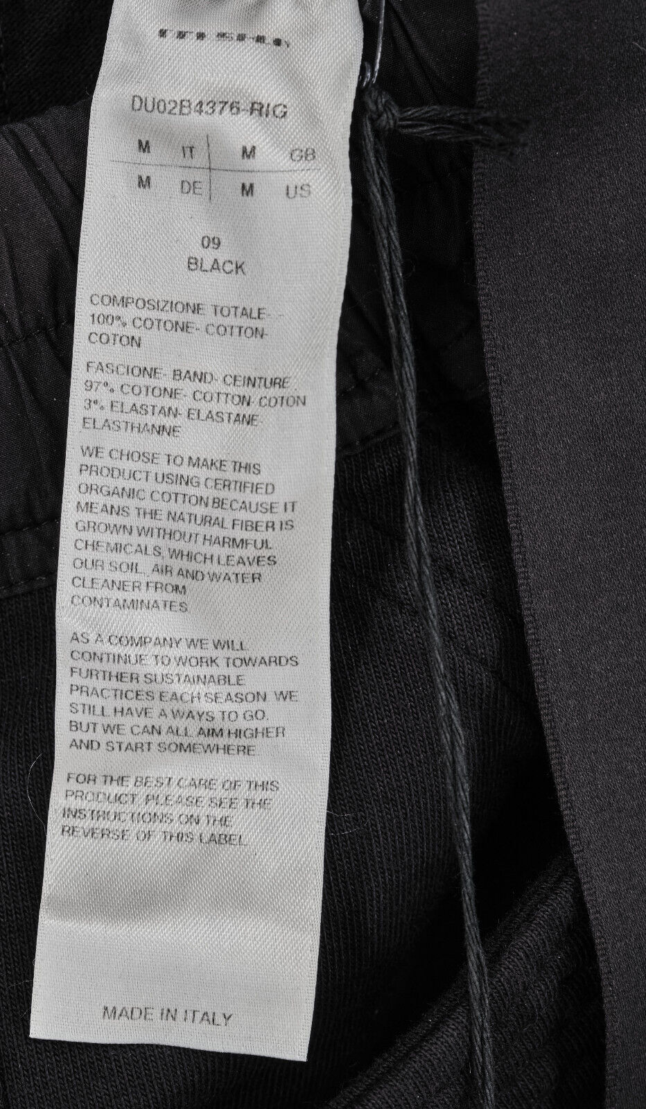  BNWT Rick Owens Drkshdw Cargo Creatch Cotton Pants in Black - 10
