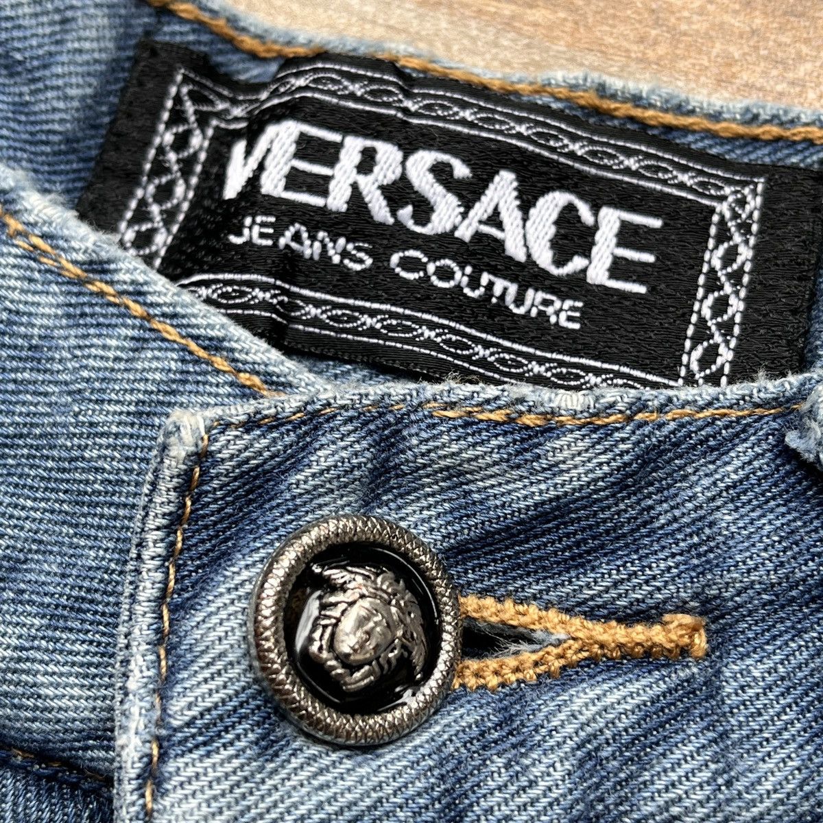 Vintage Versace Denim Jeans Made In Italy - 6
