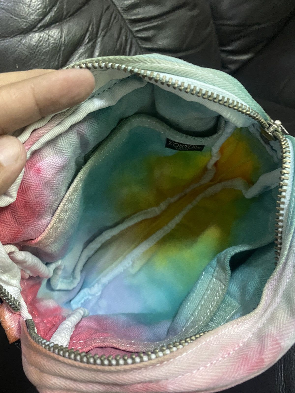 Porter Rainbow Color Cotton Crossbody Bag - 16