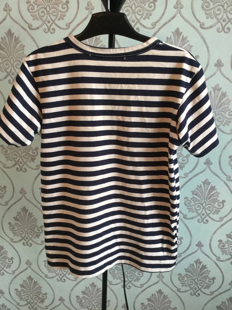 PLAY red heart striped tee - 2