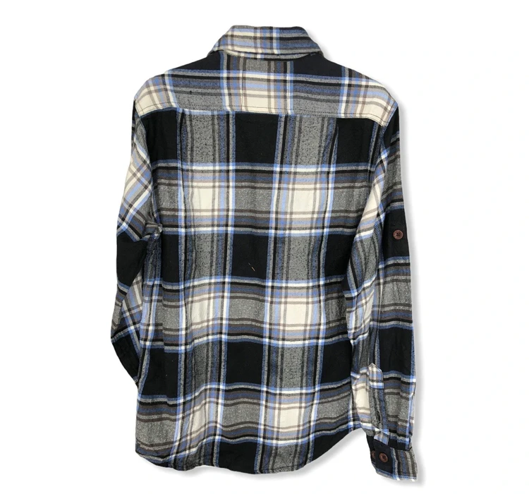 Abercrombie & Fitch - Abercrombie plaid tartan Flannel Shirt 👕 - 3