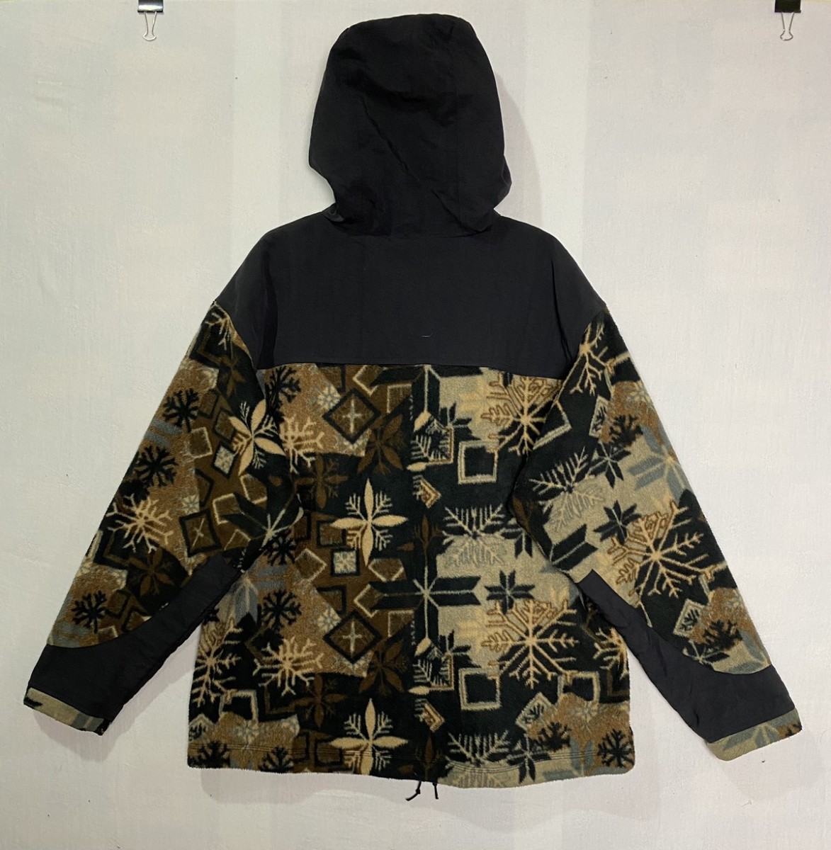 Vintage - FARAH Half Zipped Fleece Nylon Hoodie Jacket - 7