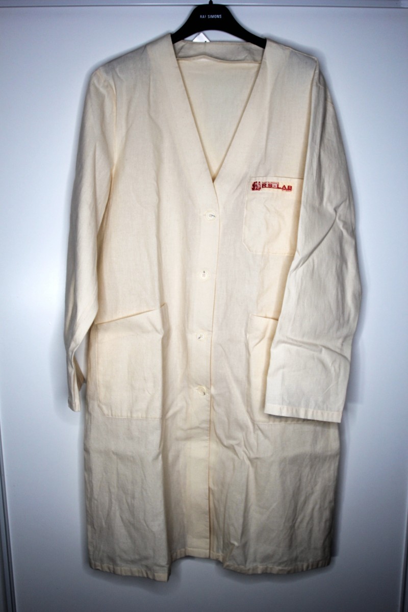 BNWT SS20 RAF SIMONS RS-LAB PRINT LAB COAT 50