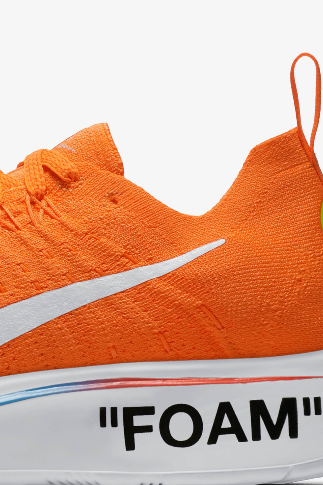 SS18 'FOOTBALL, MON AMOUR' Off-White x Nike Zoom Fly Mercurial Flyknit 'Total Orange' AO2115-800 - 4