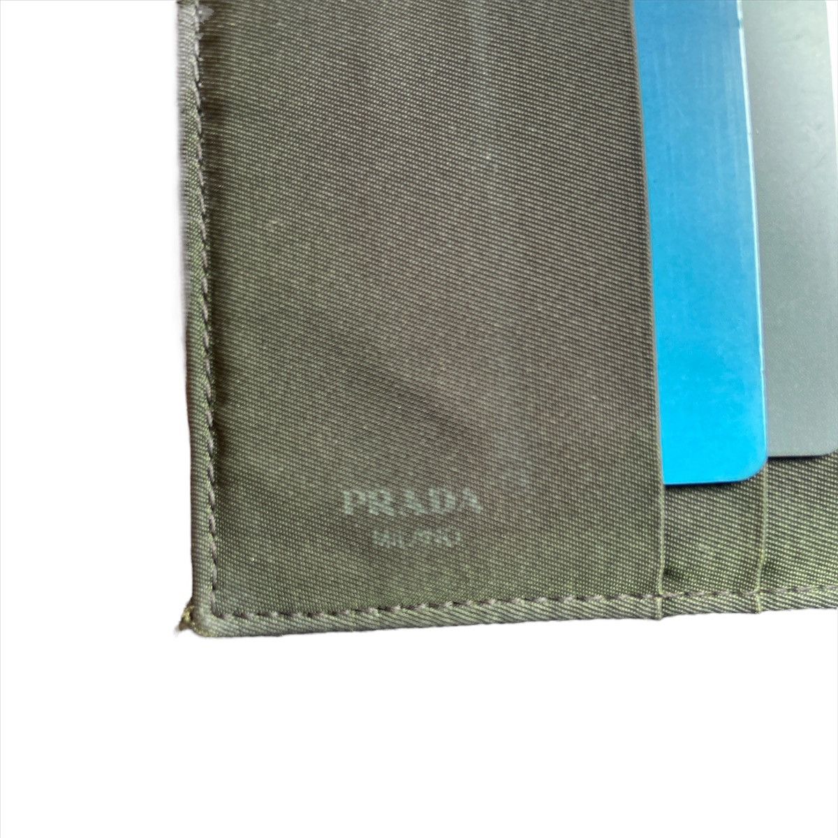 Prada Nylon Army Green Wallet - 5