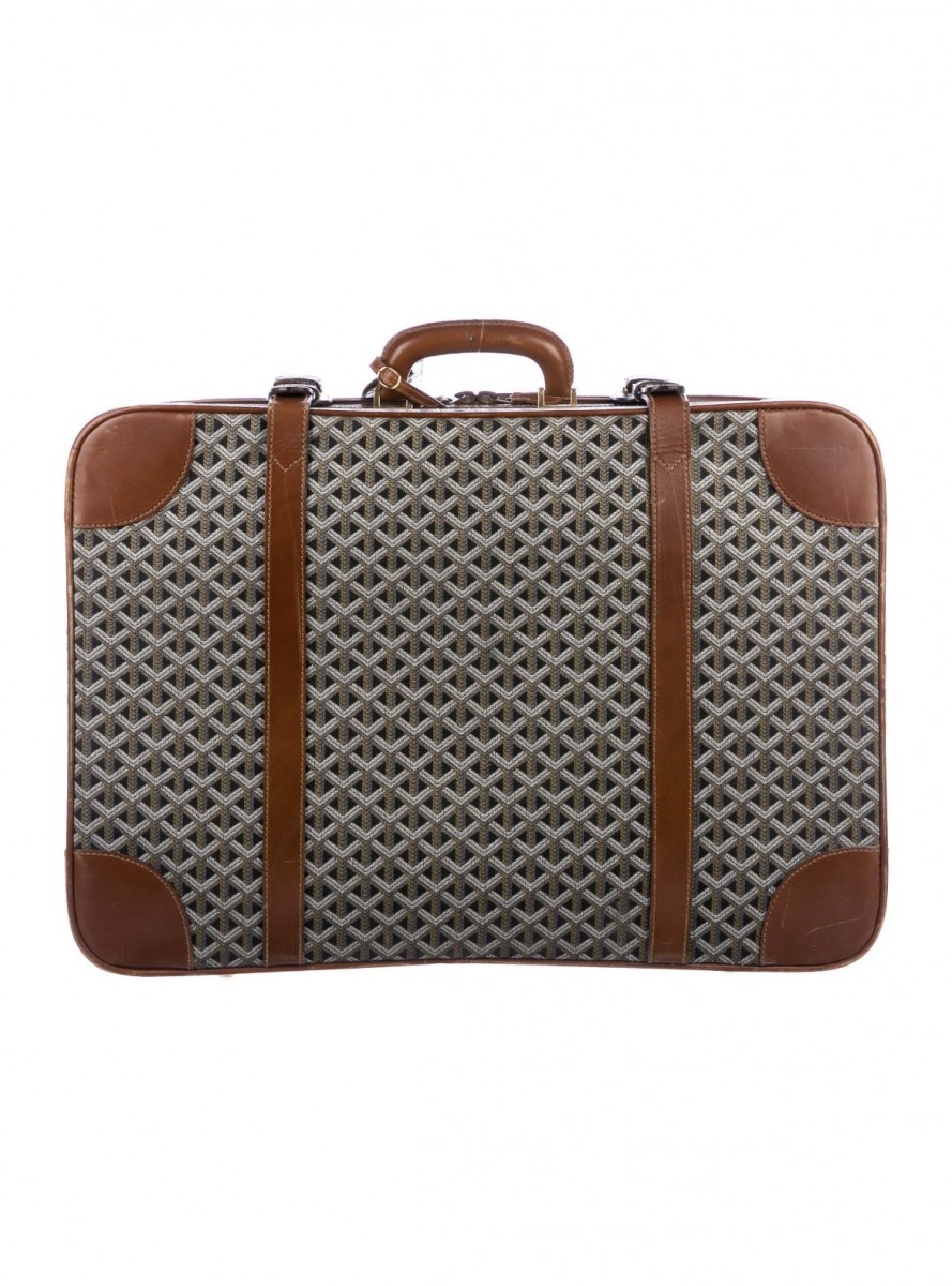 Suitcase Vintage Luggage Briefcase - 1