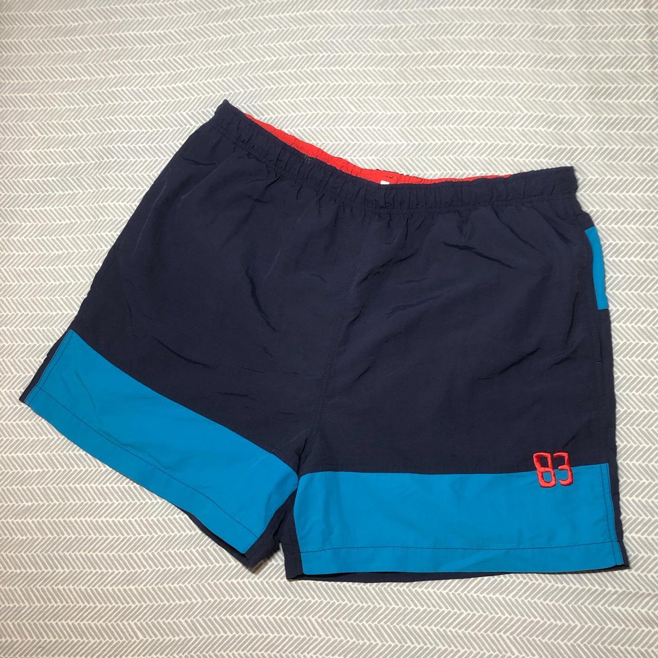 Nautica Men's Navy and Blue Swim-briefs-shorts - 1