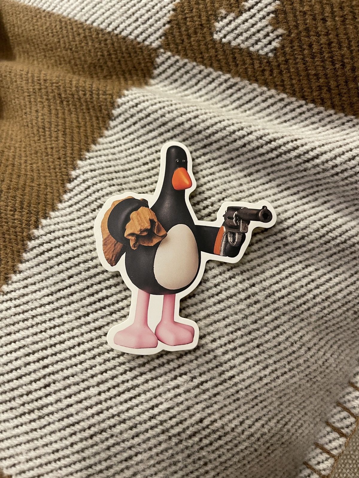 Vintage - Retro Punk Wallace and Gromit The Penguin Sticker - 2