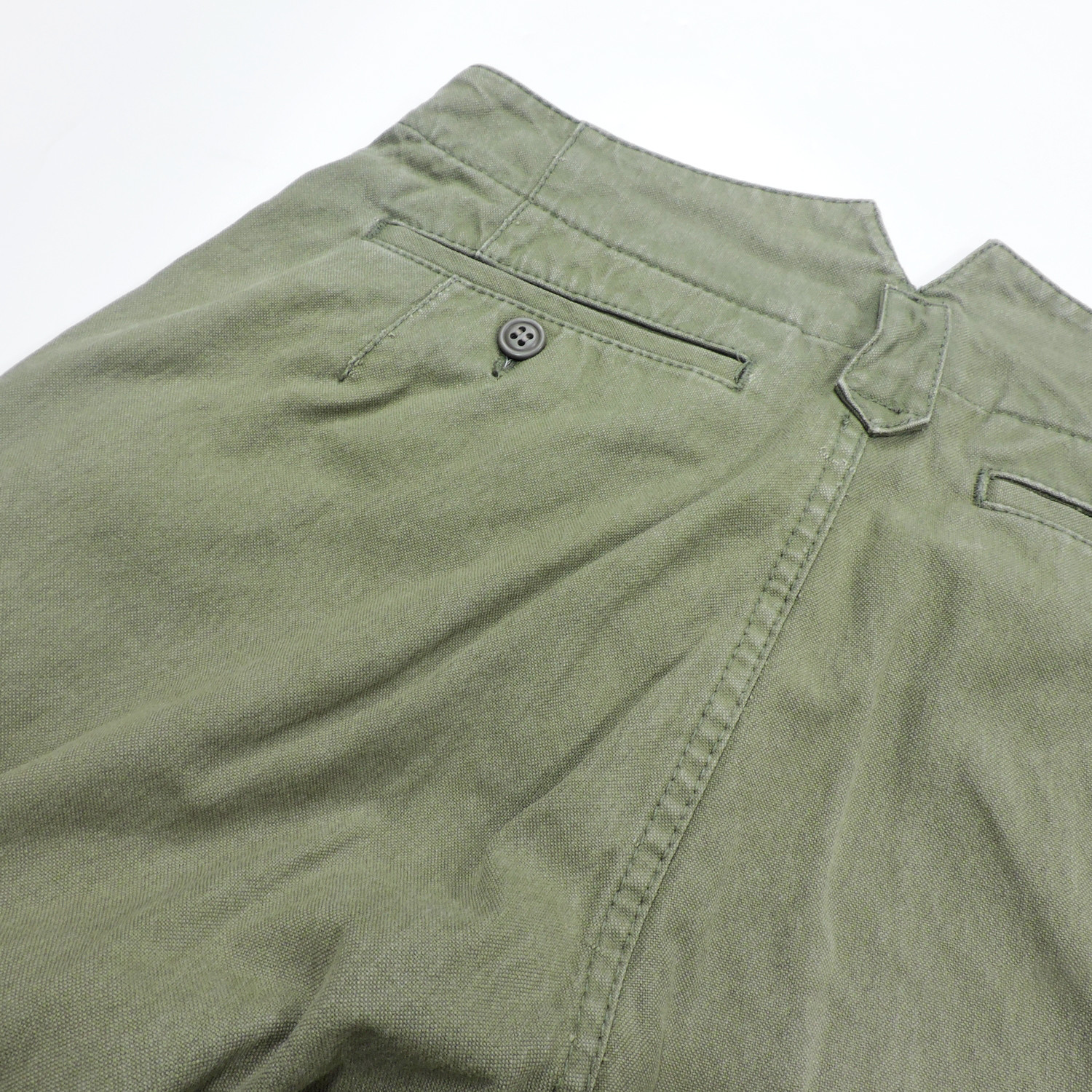 COMME DES GARÇONS 2010 MILITARY CANVAS JODHPURS PANTS - 16
