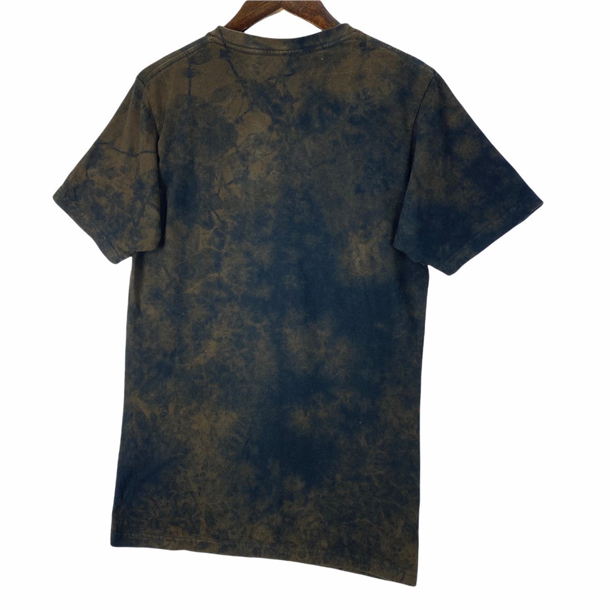 Death Row Records Acid Wash Embroidery T Shirt - 7