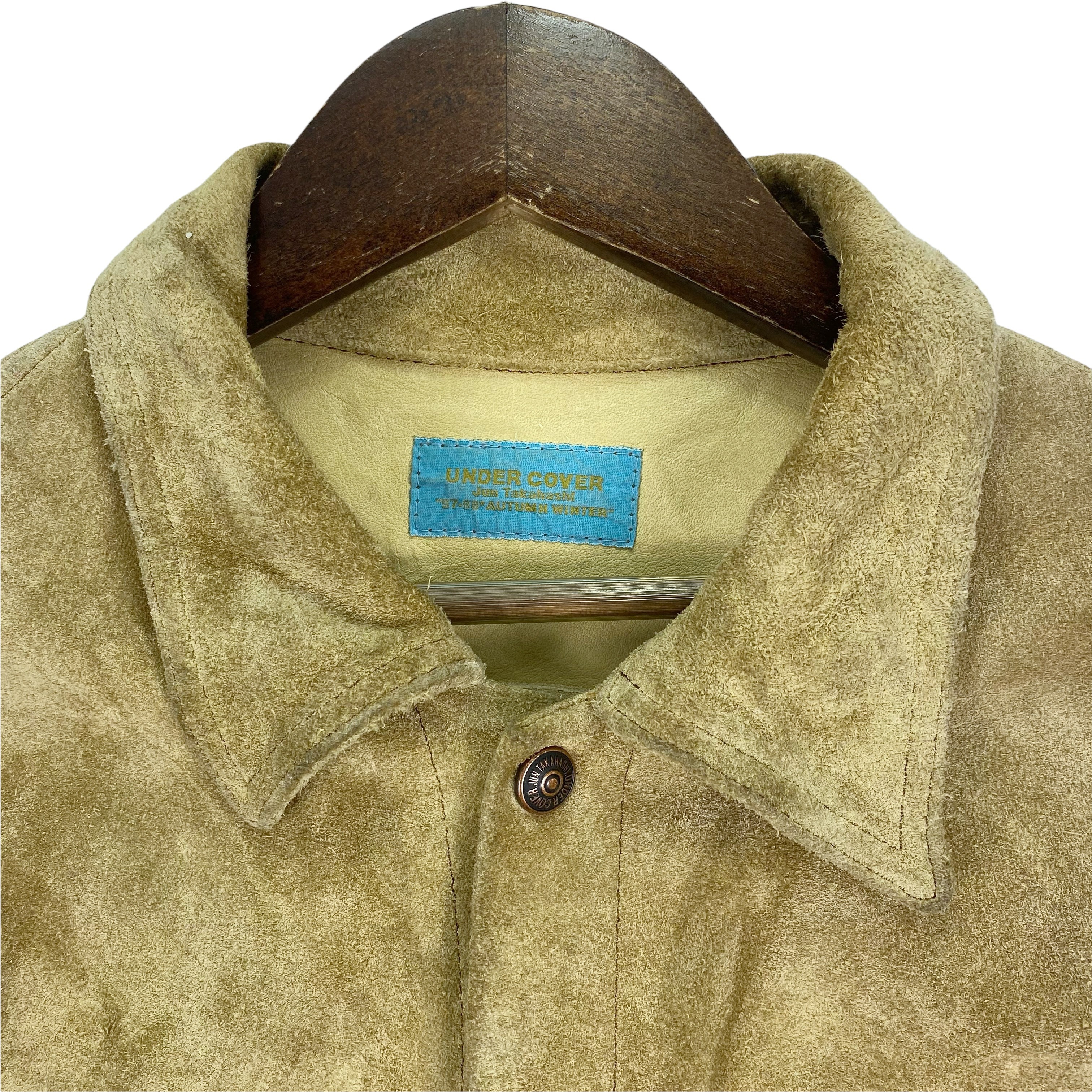 Vintage 97-98 Leaf Leather Suede Jacket - 6