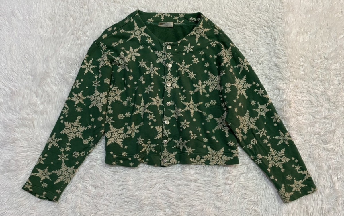 Issey Miyake - HAI SPORTING GEAR Snowflake Button Up Sweatshirt - 1