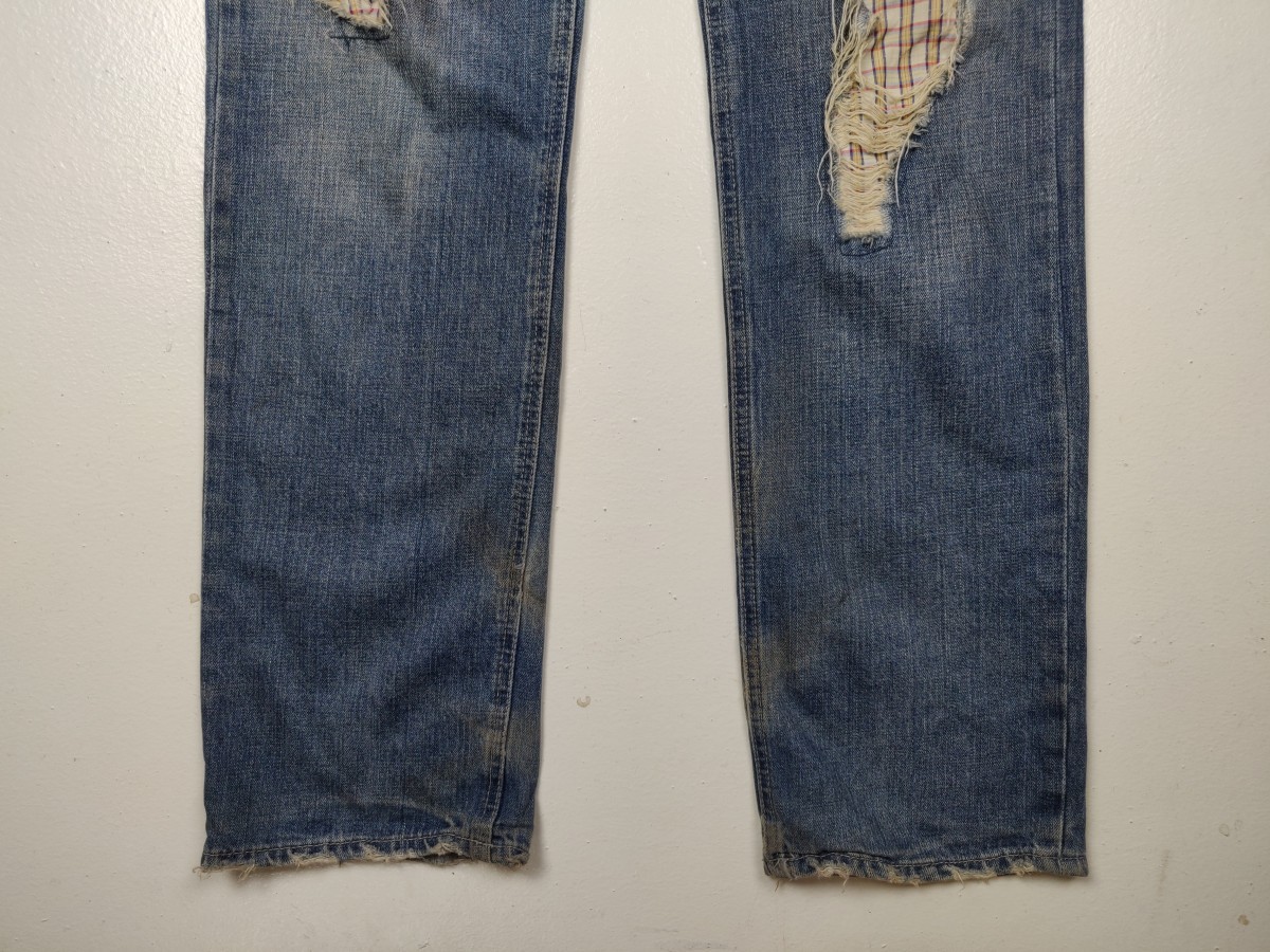 Distressed Denim - lab Japan Jeans Denim Pant - 5