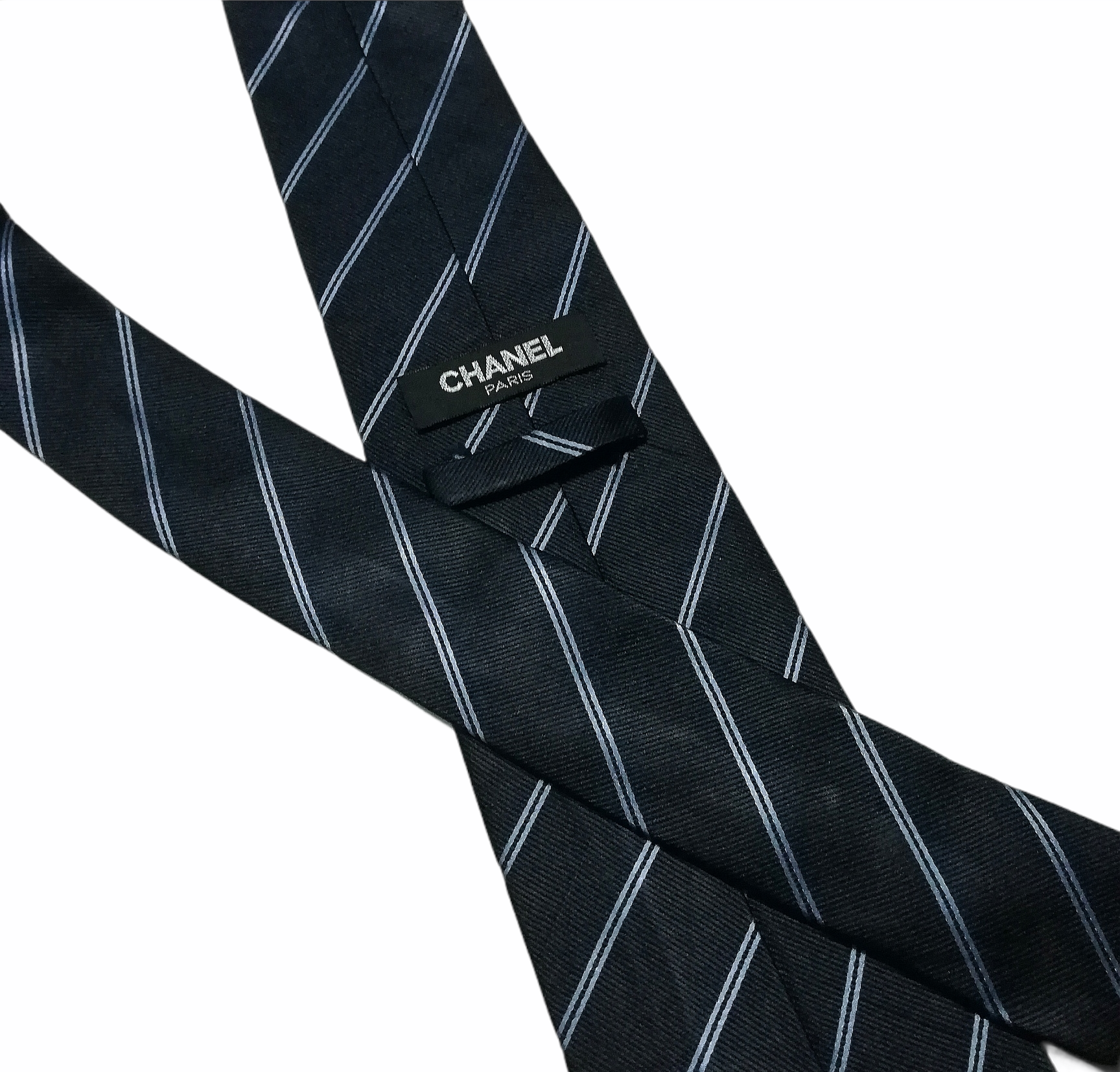 Chanel Paris Luxury Silk Necktie Men's Luxury Fashion - 9