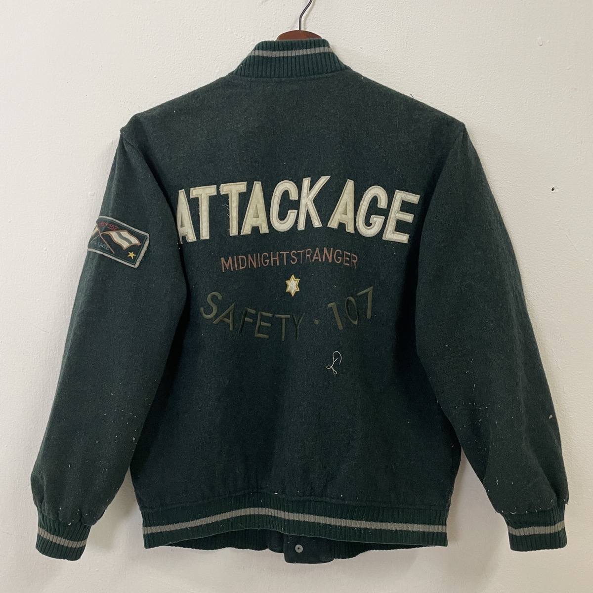 Streetwear - Vintage Unbranded Wool Varsity Jacket - 1