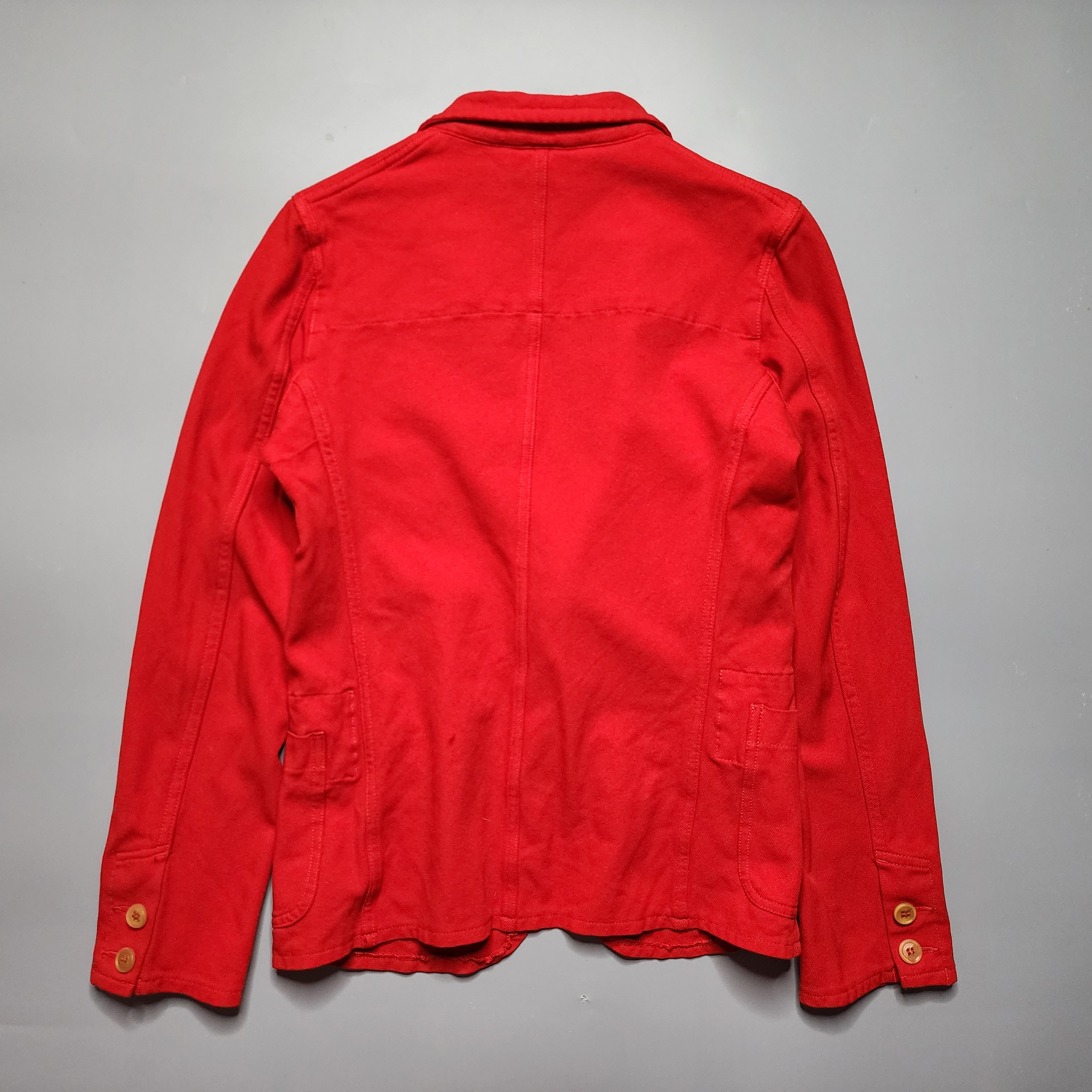 Comme Des Garcons - Overdyed Boiled Polyester Blazer Jacket - 2