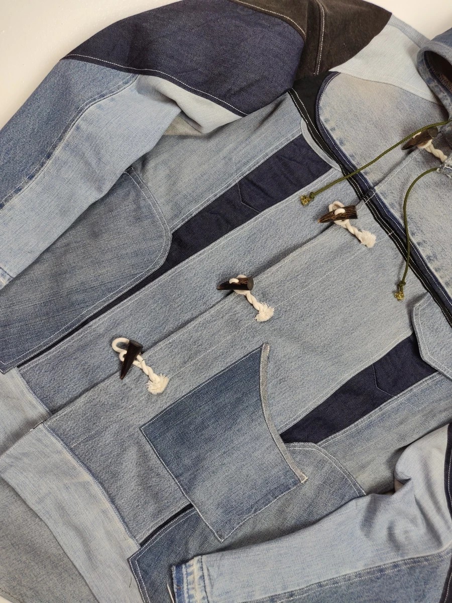 Denim Jacket - Final Drop! Atelier Revenge Reconstruct Patchwork Jkt - 4