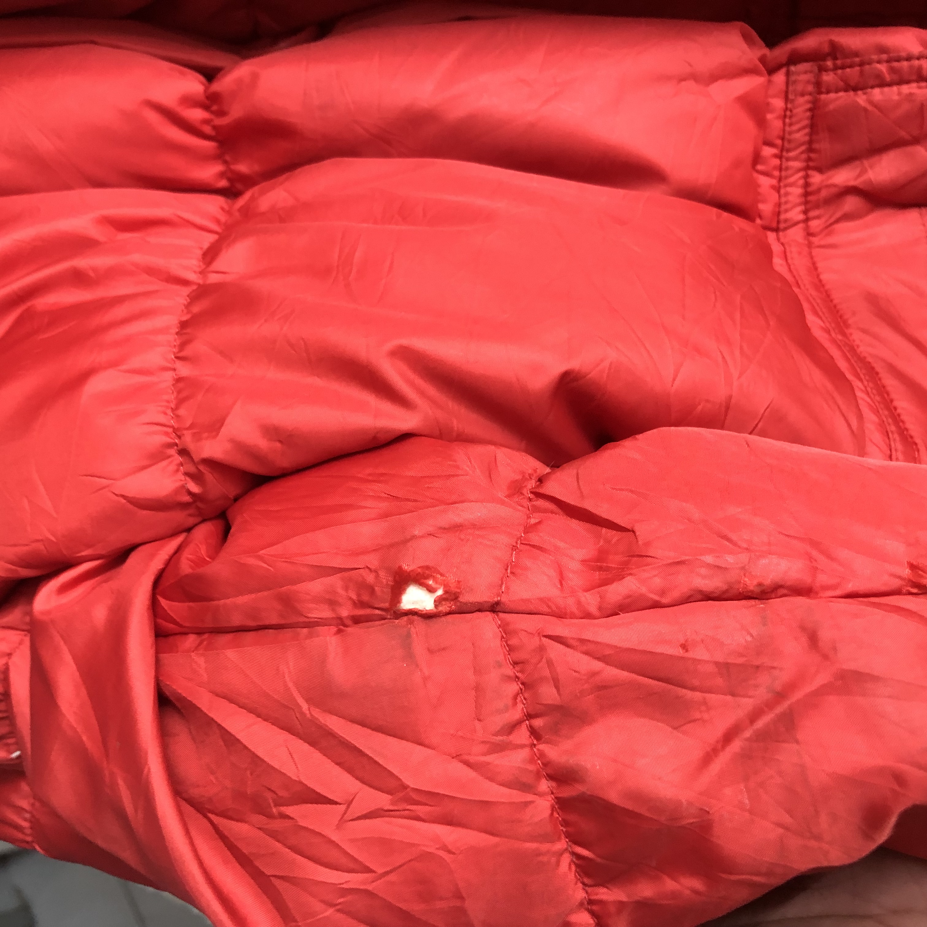 NIGEL CABOURN RED DOWN PUFFER JACKET #6553-73 - 19