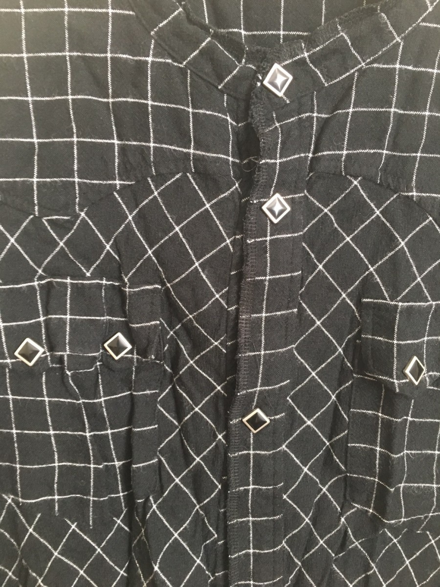 SS12 Checked western shirt - 3