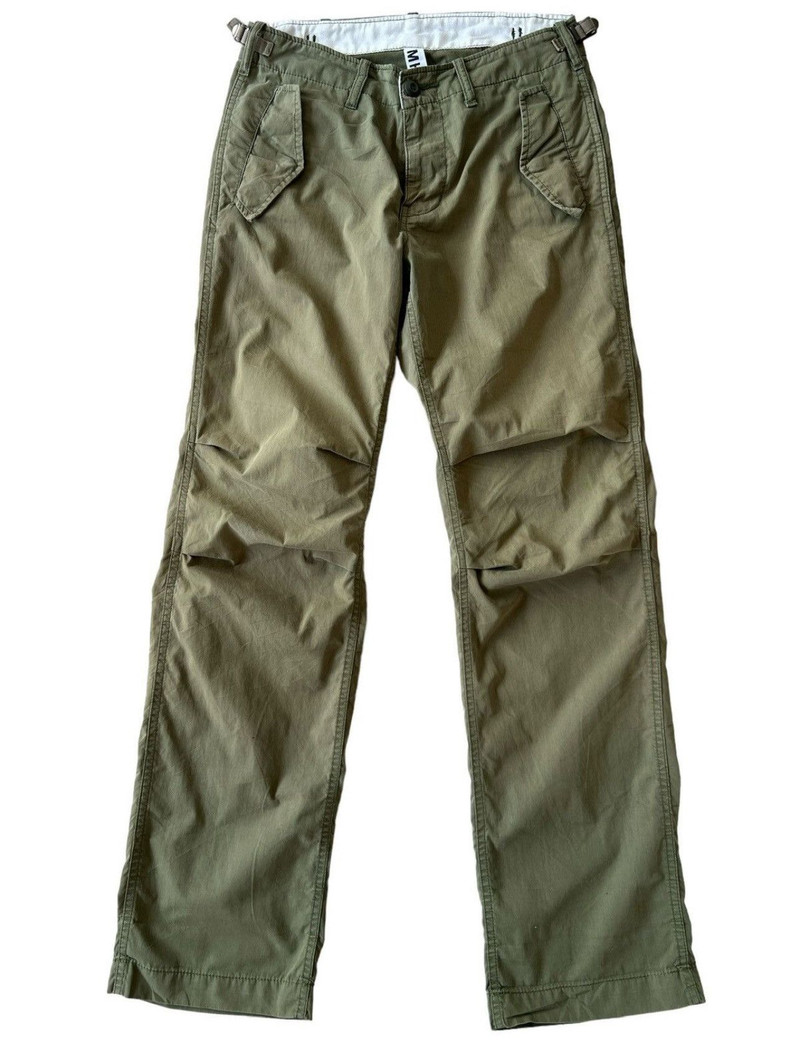 Margaret Howell MHL Sunfaded Green Parachute Pants 30x32 - 1