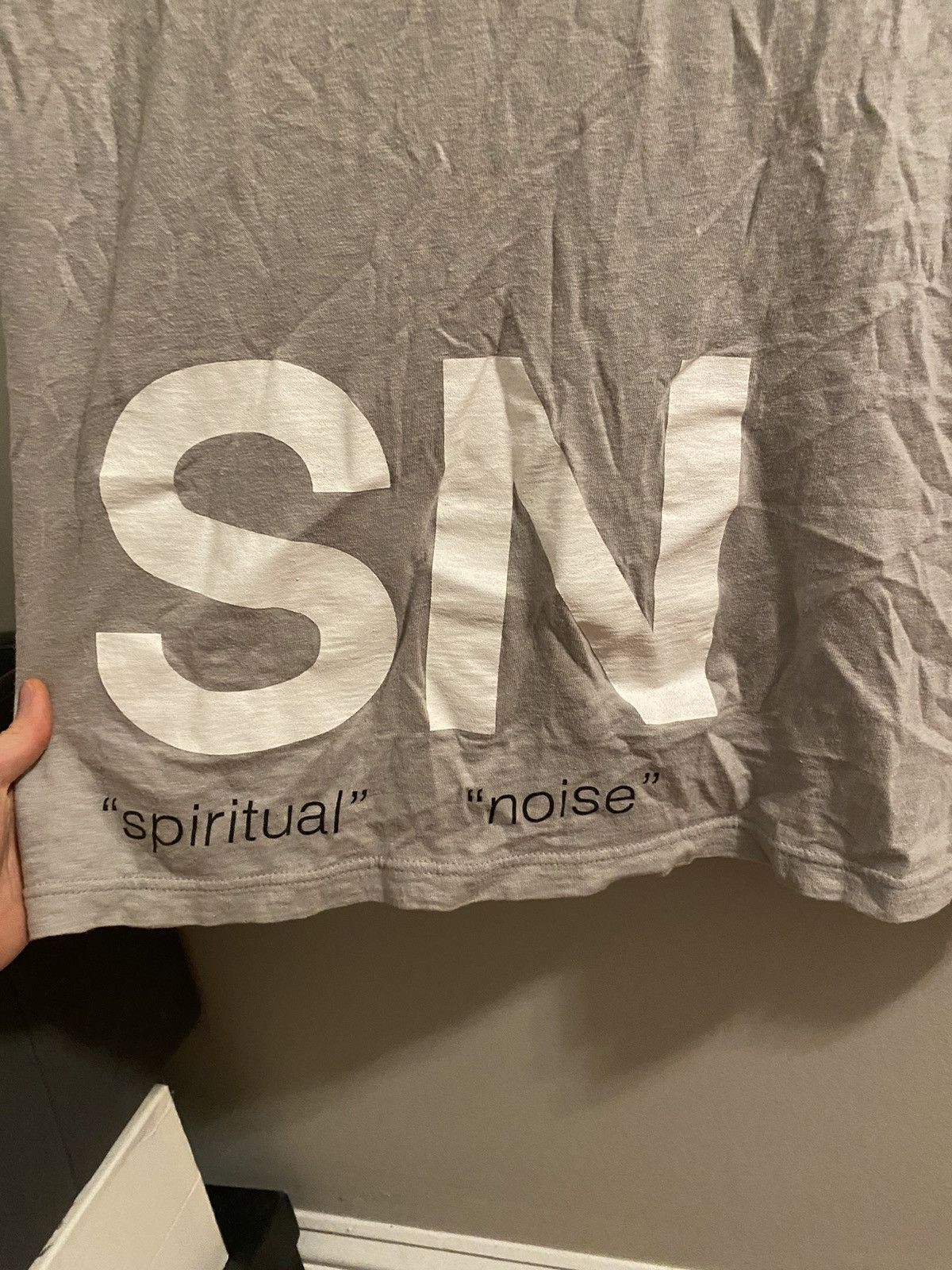 18ss spiritual noise lilac band tee - 5