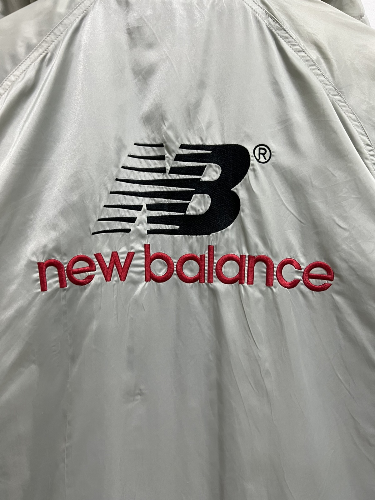 Embroidered New Balance Long Jacket With Hoodie - 12