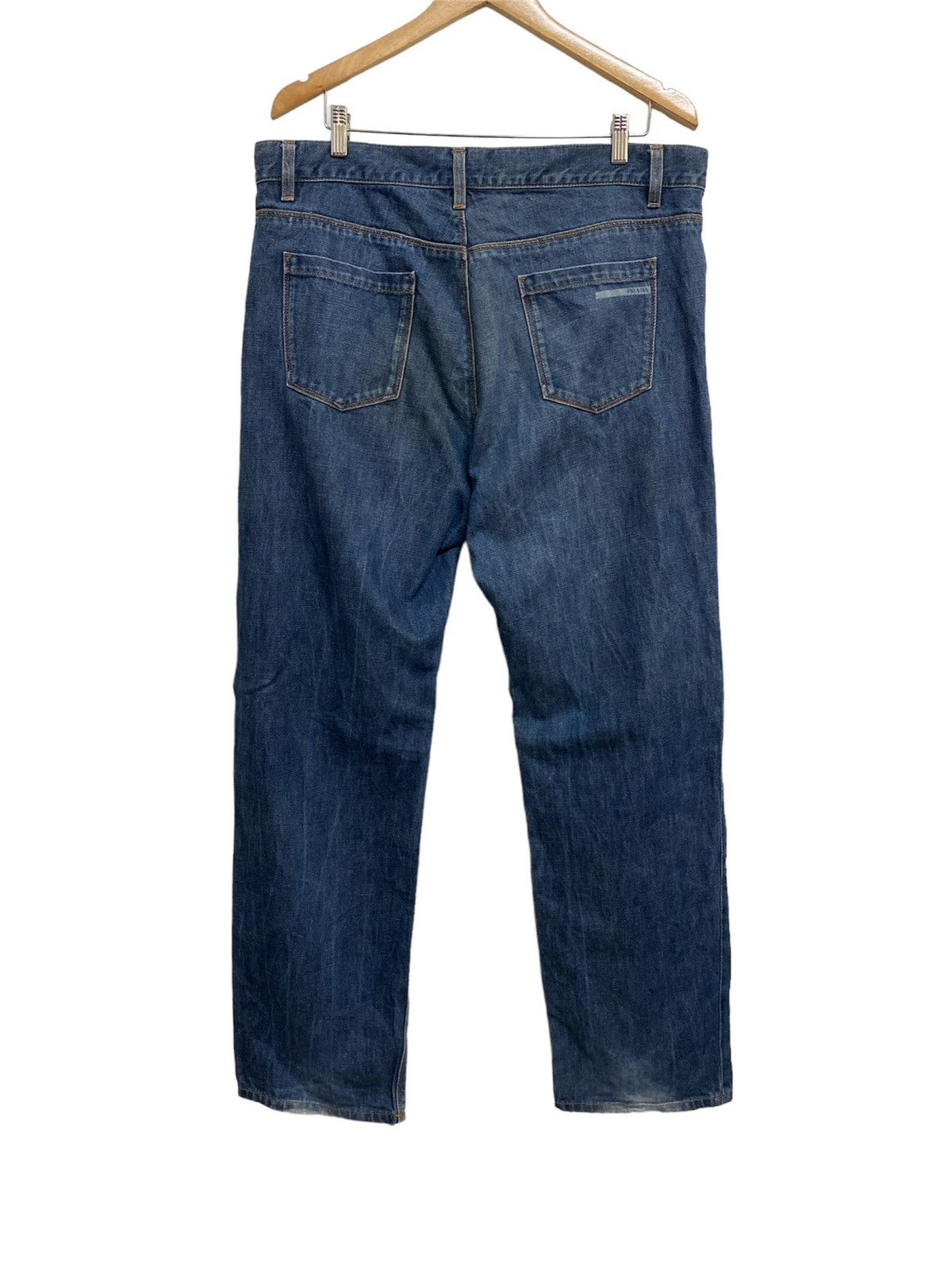 Vintage PRADA Loose Fit Denim Jeans - 2