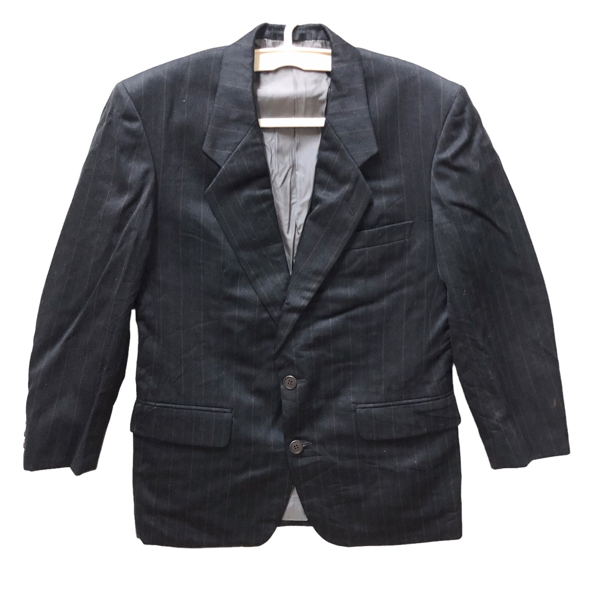 Christian Dior Monsieur - Christian dior monsieur wool classic suit black striped - 2