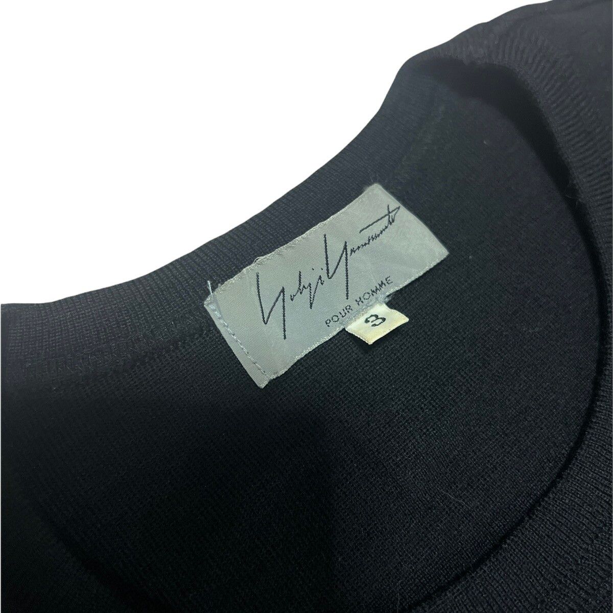 Yohji Yamamoto Pour Homme Laine Wool T shirt AW04 - 2