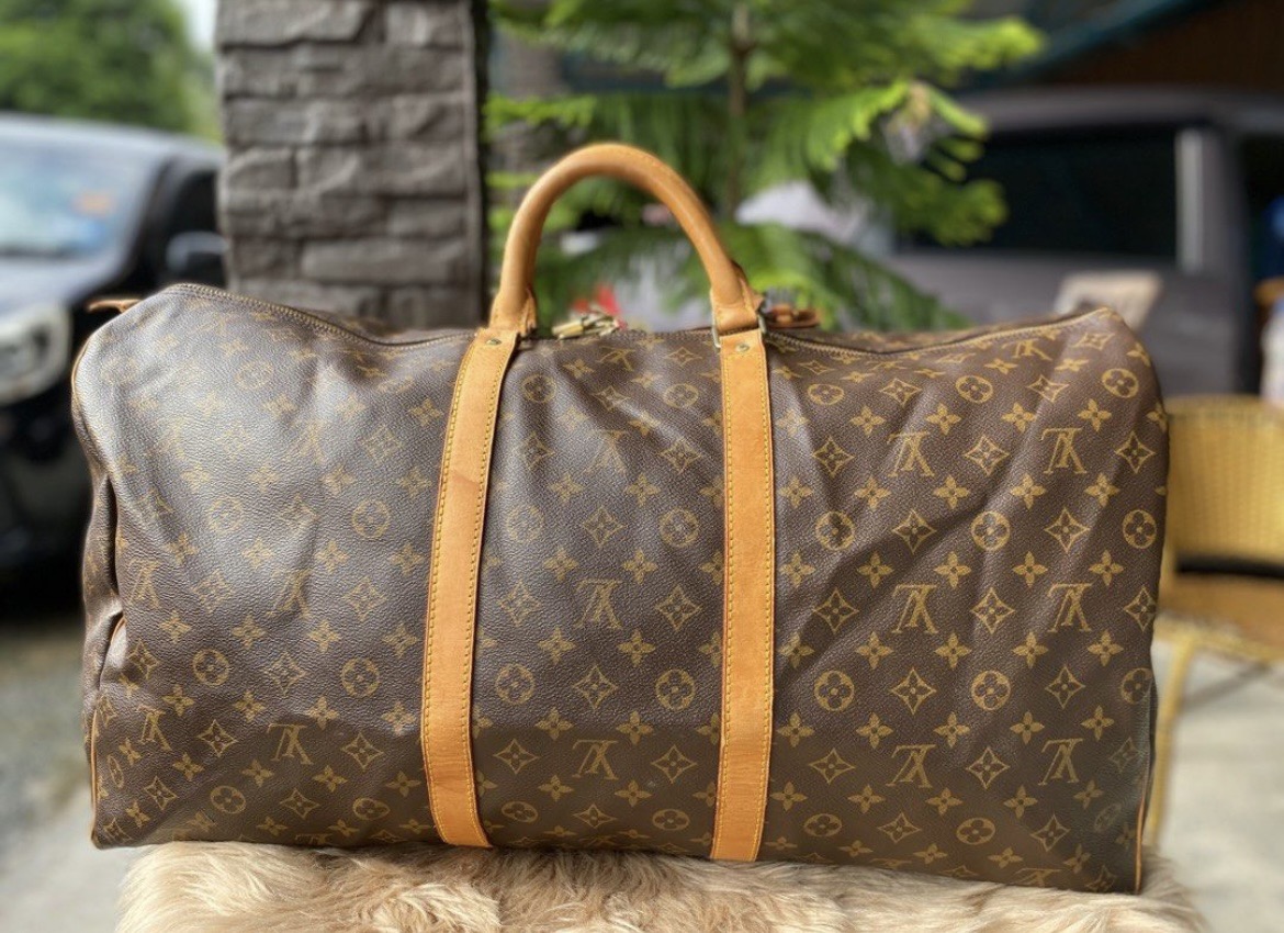 Authentic LOUIS VUITTON Keepall 60 - 5