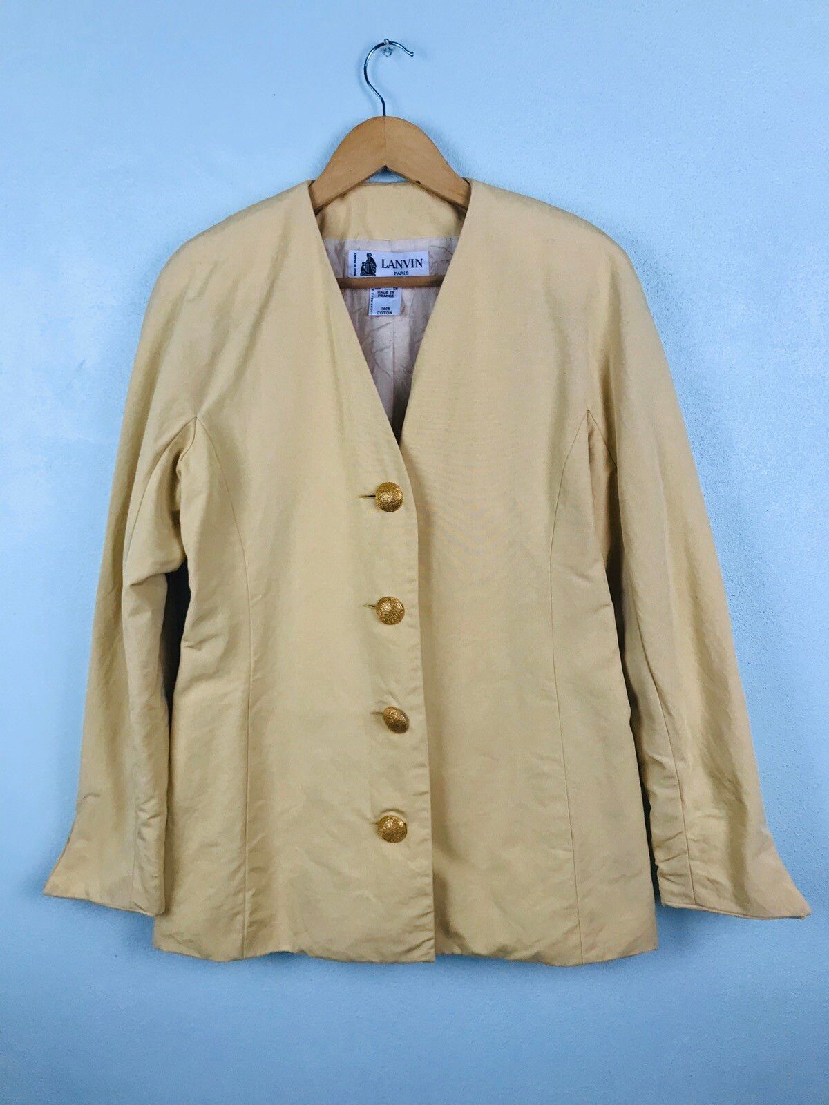 Lanvin Paris jacket with gold button - gh1519 - 1