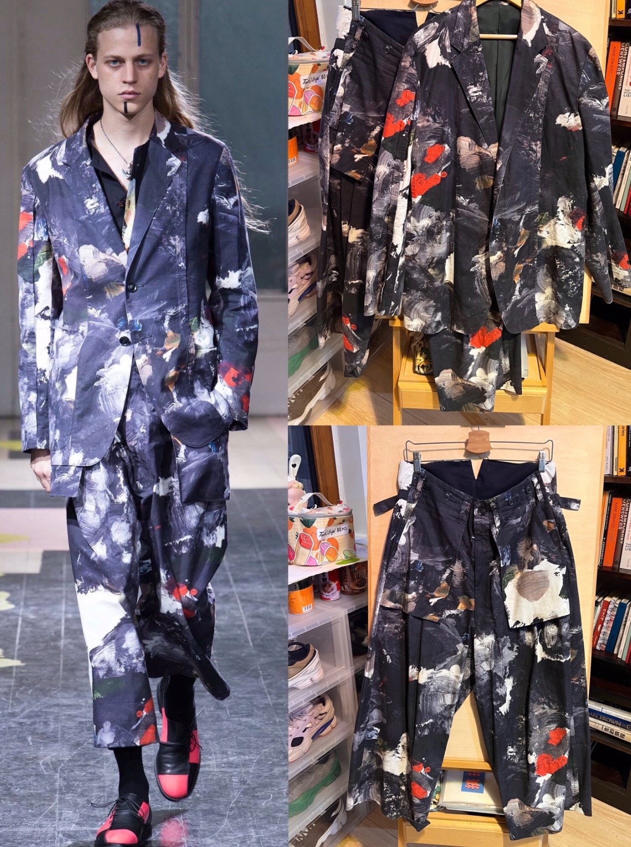 Yohji yamamoto 2016 spring and summer catwalk style pour homme suit suit - 1
