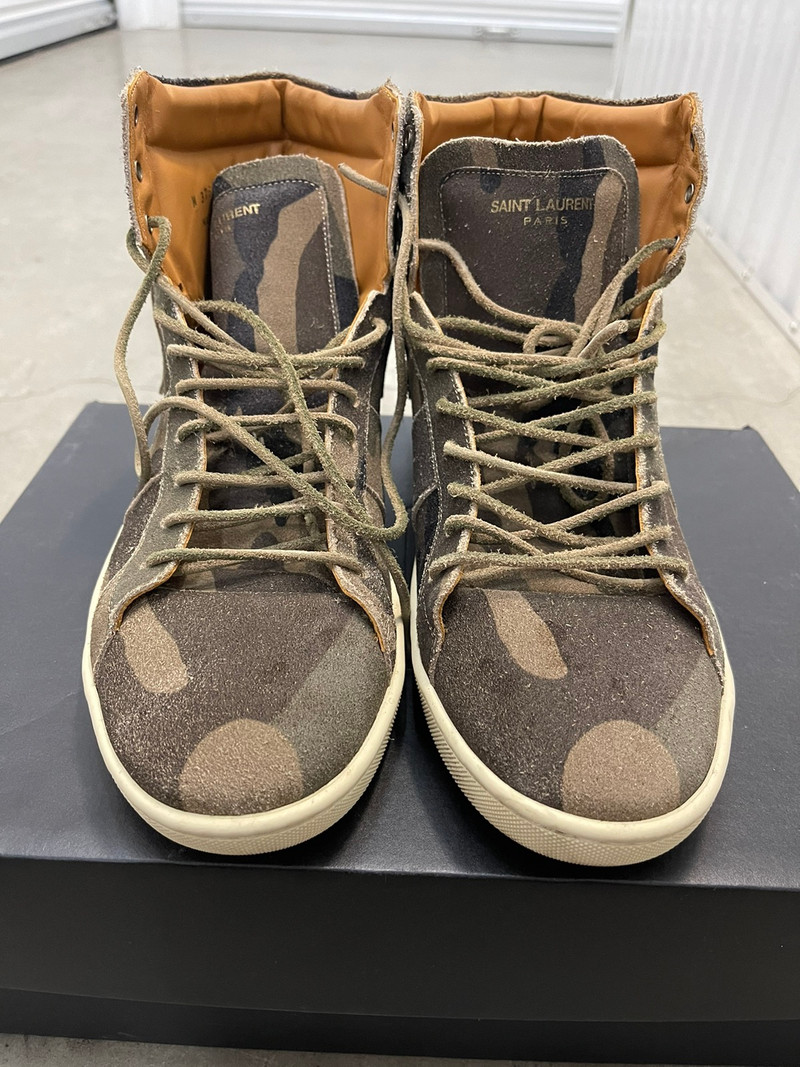 Saint Laurent Camo Sneaker - 1