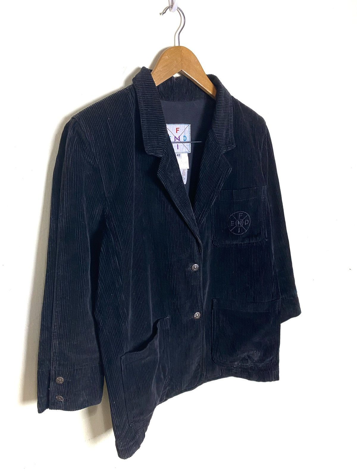 Vintage FENDI Corduroy Jacket Blazer - 4